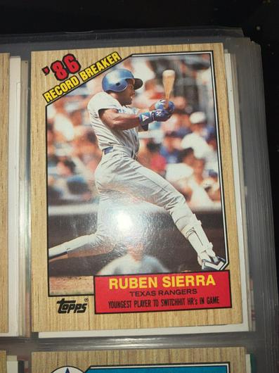 Ruben Sierra [Record Breaker] #6 photo