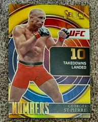 Georges St Pierre [Gold] Ufc Cards 2022 Panini Select UFC Numbers Prices