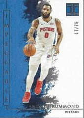 Andre Drummond [Silver] #65 Basketball Cards 2019 Panini Impeccable Prices