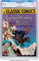 Classic Comics [HRN 15] Comic Books Classic Comics Prices
