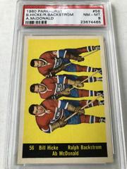 B. Hicke, R. Backstrom, A. McDonald Hockey Cards 1960 Parkhurst Prices