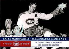 Elmer Lach Hockey Cards 2008 Upper Deck Montreal Canadiens Centennial Prices