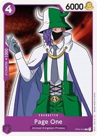 Page One ST04-012 One Piece Starter Deck 4: Animal Kingdom Pirates