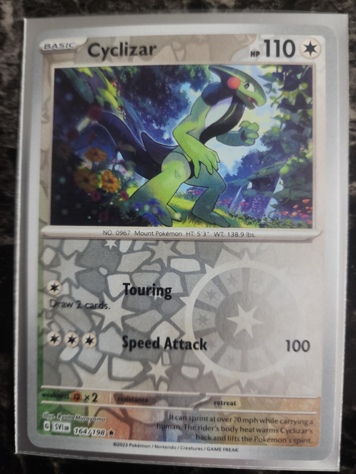 Cyclizar [Reverse Holo] #164 Pokemon Scarlet & Violet