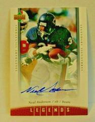 Neal Anderson #74 Football Cards 2006 Upper Deck Legends Legendary Signatures Prices