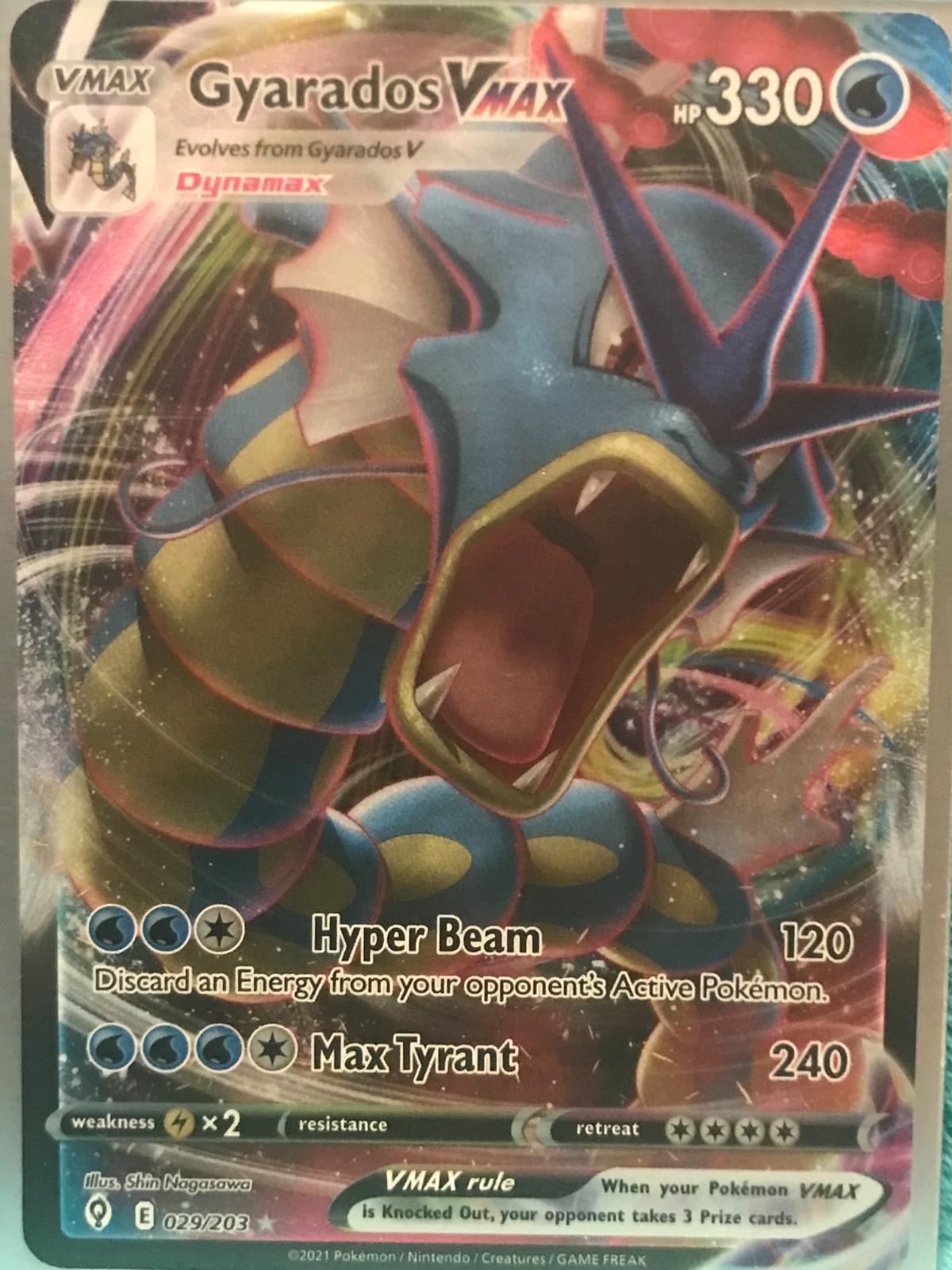 Gyarados Vmax Ungraded Pokemon Evolving Skies