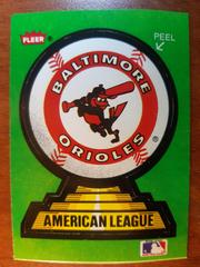 Front | Baltimore Orioles Team Sticker Baseball Cards 1988 Fleer Team Stickers