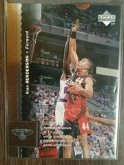 Alan Henderson #2 Basketball Cards 1996 Upper Deck Prices