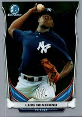 Luis Severino [Chrome] #CTP-38 Baseball Cards 2014 Bowman Draft Picks Top Prospects Prices