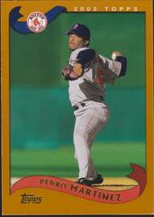 Pedro Martinez #1 Baseball Cards 2002 Topps Prices