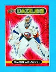 Semyon Varlamov [Red] Hockey Cards 2021 Upper Deck Dazzlers Prices