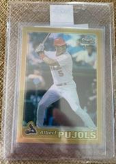Albert Pujols #596 Baseball Cards 2001 Topps Chrome Prices