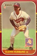 Glenn Hubbard #48 Baseball Cards 1987 Donruss Opening Day Prices
