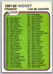 Checklist 133-264 Hockey Cards 1981 O-Pee-Chee Prices