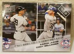 Aaron Judge, Cody Bellinger Baseball Cards 2017 Topps Now Off Season Prices