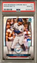 Mookie Betts Baseball Cards 2023 Bowman Chrome NSCC Wrapper Redemption Prices