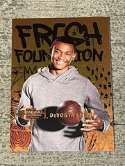 DeVonta Smith [Copper] Football Cards 2021 Skybox Metal Universe Champions Fresh Foundation Prices