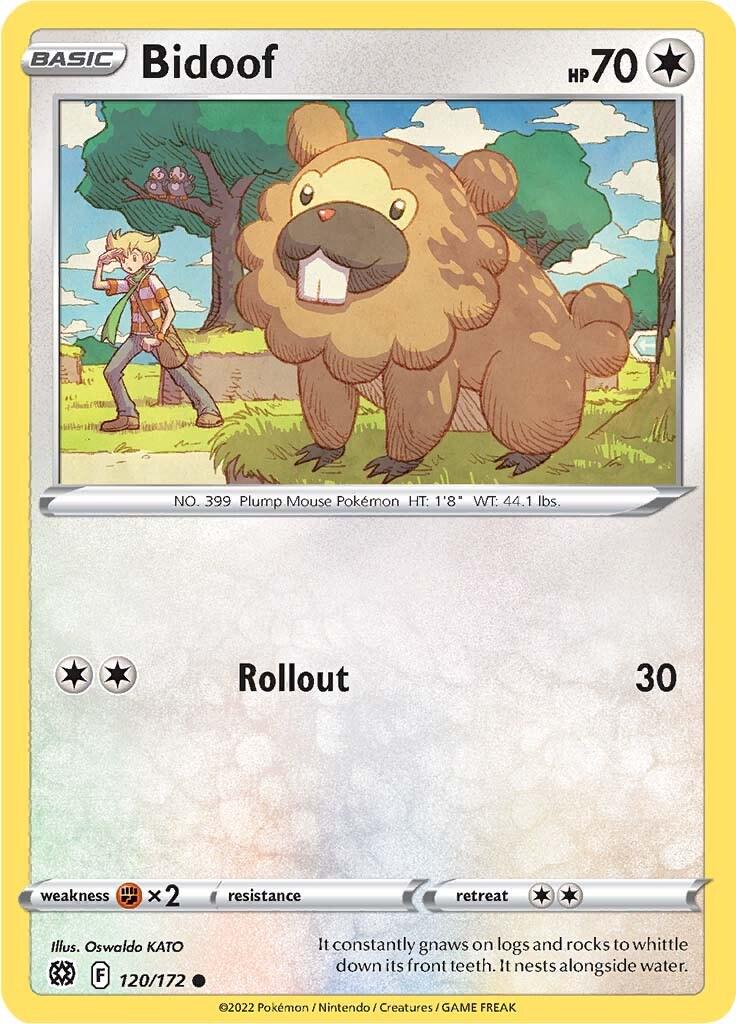 Bidoof #120 Pokemon Brilliant Stars