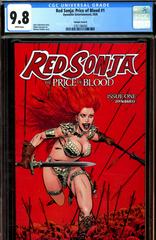 Red Sonja: The Price of Blood [CGC Golden] #1 (2021) Comic Books Red Sonja: The Price of Blood Prices