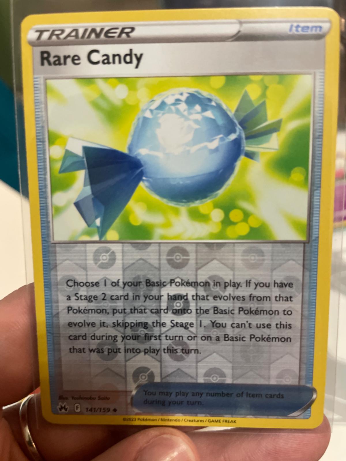 Rare Candy [Reverse Holo] #141 Pokemon Crown Zenith