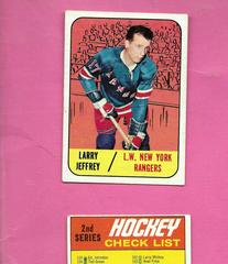 Larry Jeffrey Hockey Cards 1967 Topps Prices