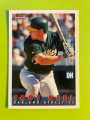 Troy Neel #29 Baseball Cards 1995 Bazooka Prices