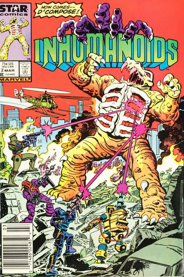 Inhumanoids [Newsstand] #2 (1987) Comic Books Inhumanoids