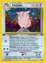 Clefable [1st Edition] #1 Pokemon Jungle Prices
