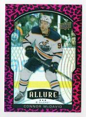 Connor McDavid [Pink Leopard] #50 Hockey Cards 2020 Upper Deck Allure Prices
