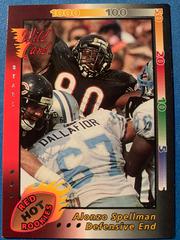 Alonzo Spellman #29 Football Cards 1992 Wild Card Red Hot Rookies Prices