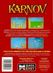 Karnov - Back | Karnov NES