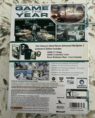 Back Of The Box | Ghost Recon Advanced Warfighter 2 [Collector's Edition] Xbox 360