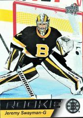 Jeremy Swayman #3 Hockey Cards 2021 Upper Deck NHL Star Rookies Box Set Prices