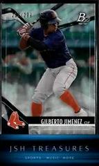 Gilberto Jimenez [Foilboard] Baseball Cards 2021 Bowman Platinum Top Prospects Prices