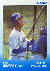 Ken Griffey Jr. [Personal Data Yellow Back] Baseball Cards 1989 Star Griffey Jr Prices
