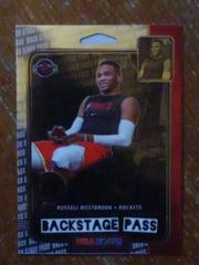 Russell Westbrook #5 Basketball Cards 2019 Panini Hoops Premium Stock Backstage Pass Prices