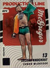 Conor McGregor [Purple Laser] #1 Ufc Cards 2022 Panini Donruss UFC Production Line Prices