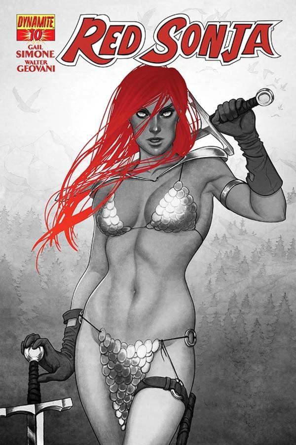 Red Sonja [Frison Sketch] #10 (2014) Comic Books Red Sonja