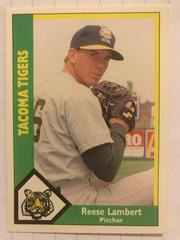 Reese Lambert Baseball Cards 1990 CMC Tacoma Tigers Prices