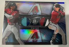 Lawlar & Carroll #PPR-LC Baseball Cards 2023 Bowman Platinum Pairings Patch Relics Prices