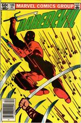 Daredevil [Newsstand] #189 (1982) Comic Books Daredevil Prices