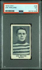 Joe Malone Hockey Cards 1912 C57 Prices