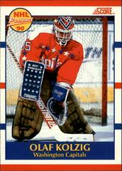 Olaf Kolzig #392 Hockey Cards 1990 Score Canadian Prices
