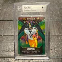 JuJu Smith Schuster [Green] #15 Football Cards 2017 Panini Prizm Instant Impact Prices