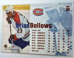 Backside | Brian Bellows Hockey Cards 1994 Fleer