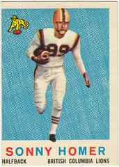 Sonny Homer #13 Football Cards 1959 Topps CFL Prices