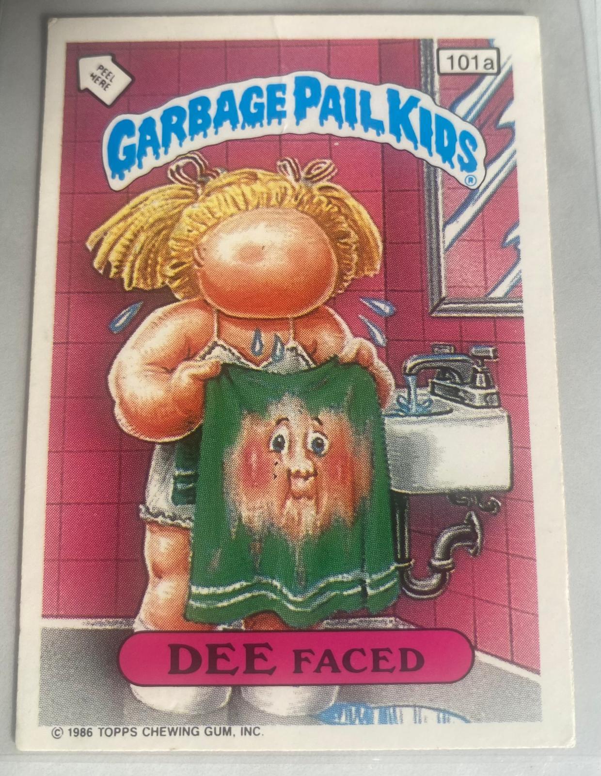 Dee Faced #101A Garbage Pail Kids 1986 Mini