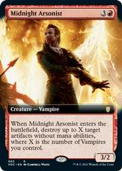 Midnight Arsonist [Extended Art] Magic Innistrad: Crimson Vow Commander Prices