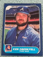 Ken Oberkfell #523 Baseball Cards 1986 Fleer Prices