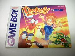Dexterity - Manual | Dexterity GameBoy